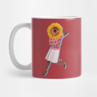 Amber the Sunflower Lady Mug